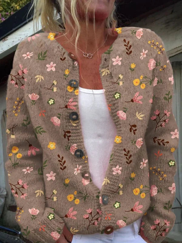 NADINE | CHIC BUTTONED CARDIGAN SWEATER