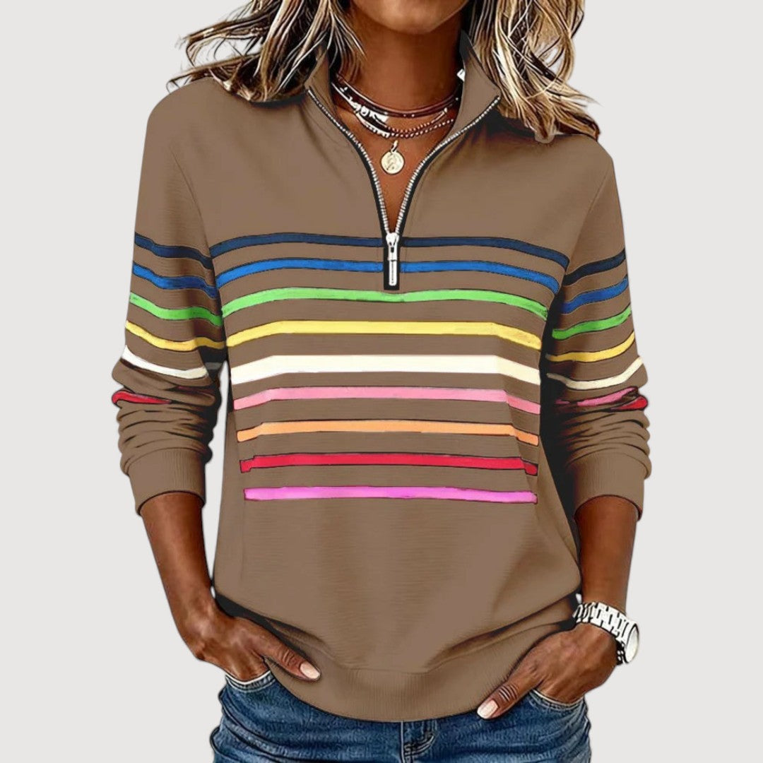LAICA – RELAXED ZIP TOP