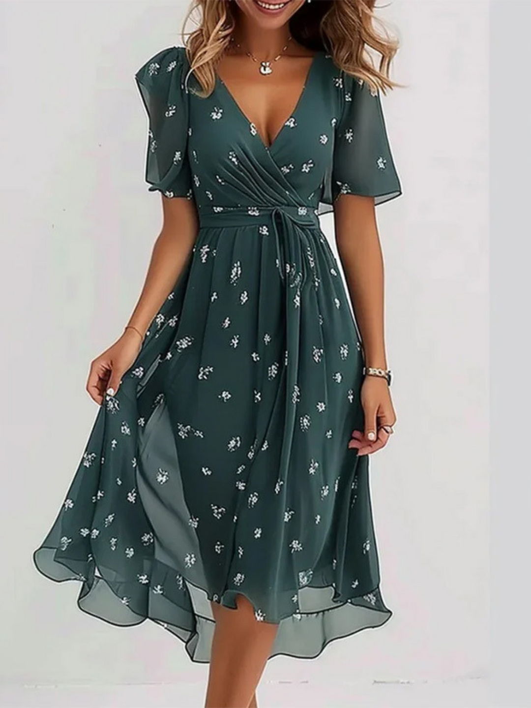 Melanie | Summer Dress With Belly Cover