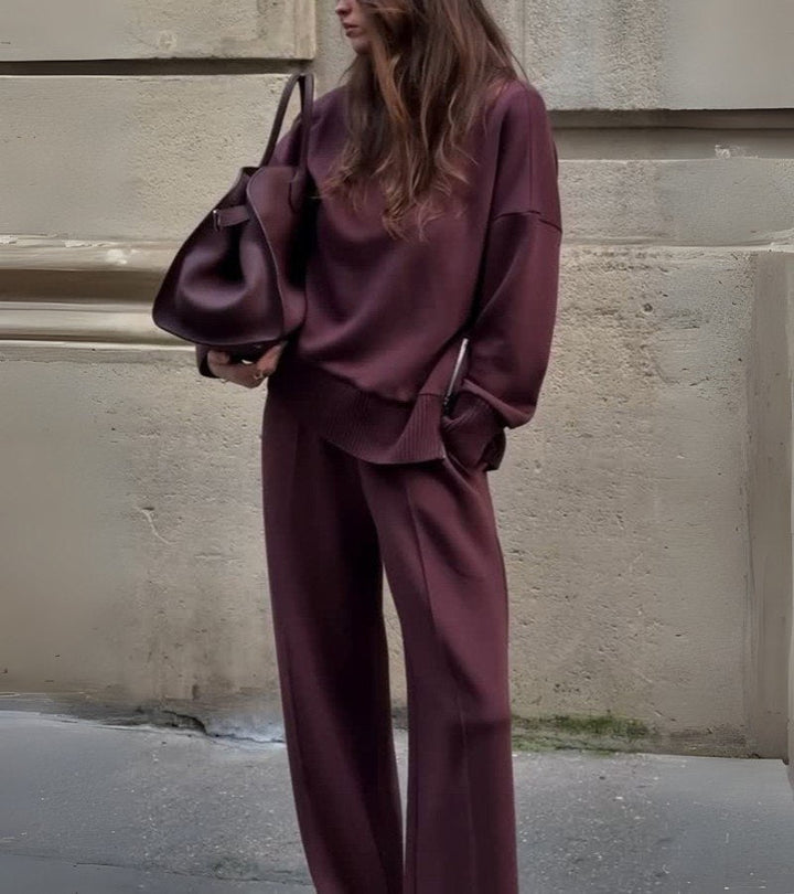 CARMINE™ | Premium Winter Knit Two-Piece Lounge Set