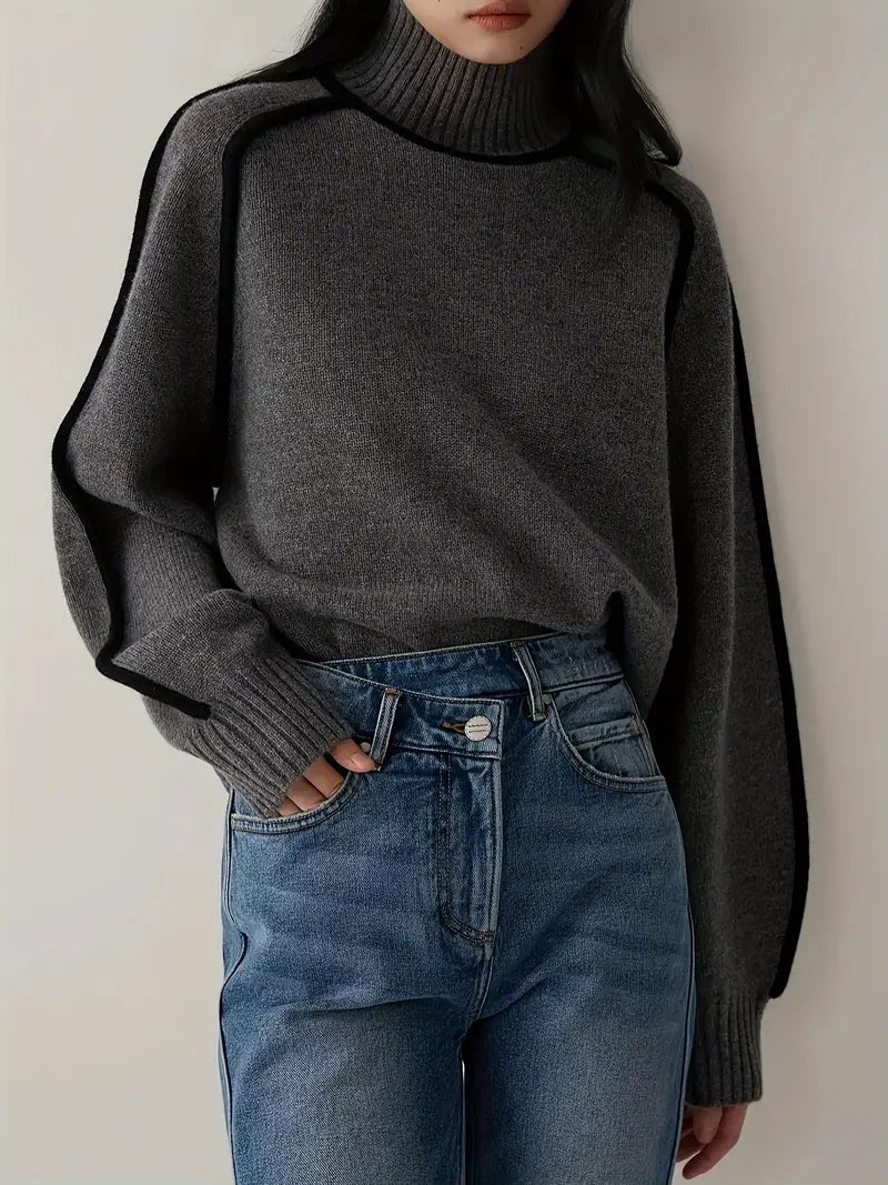 Valeria Fitted Winter Turtleneck