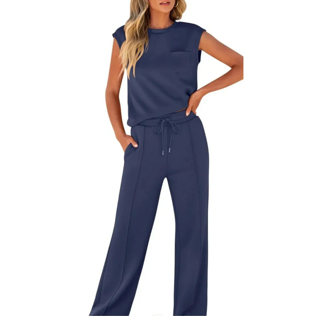 KAIYA™ – Casual Summer Soft Lounge Co-Ord