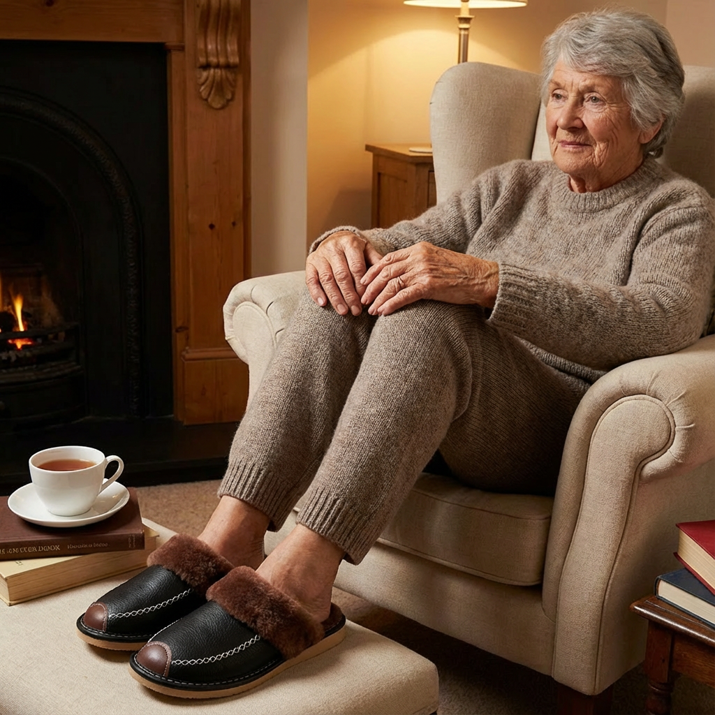 Franklin | Leather Thermal Slippers