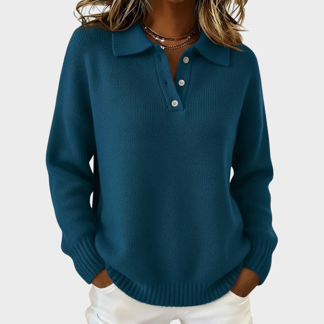 Emily – Elegant long-sleeved knit sweater