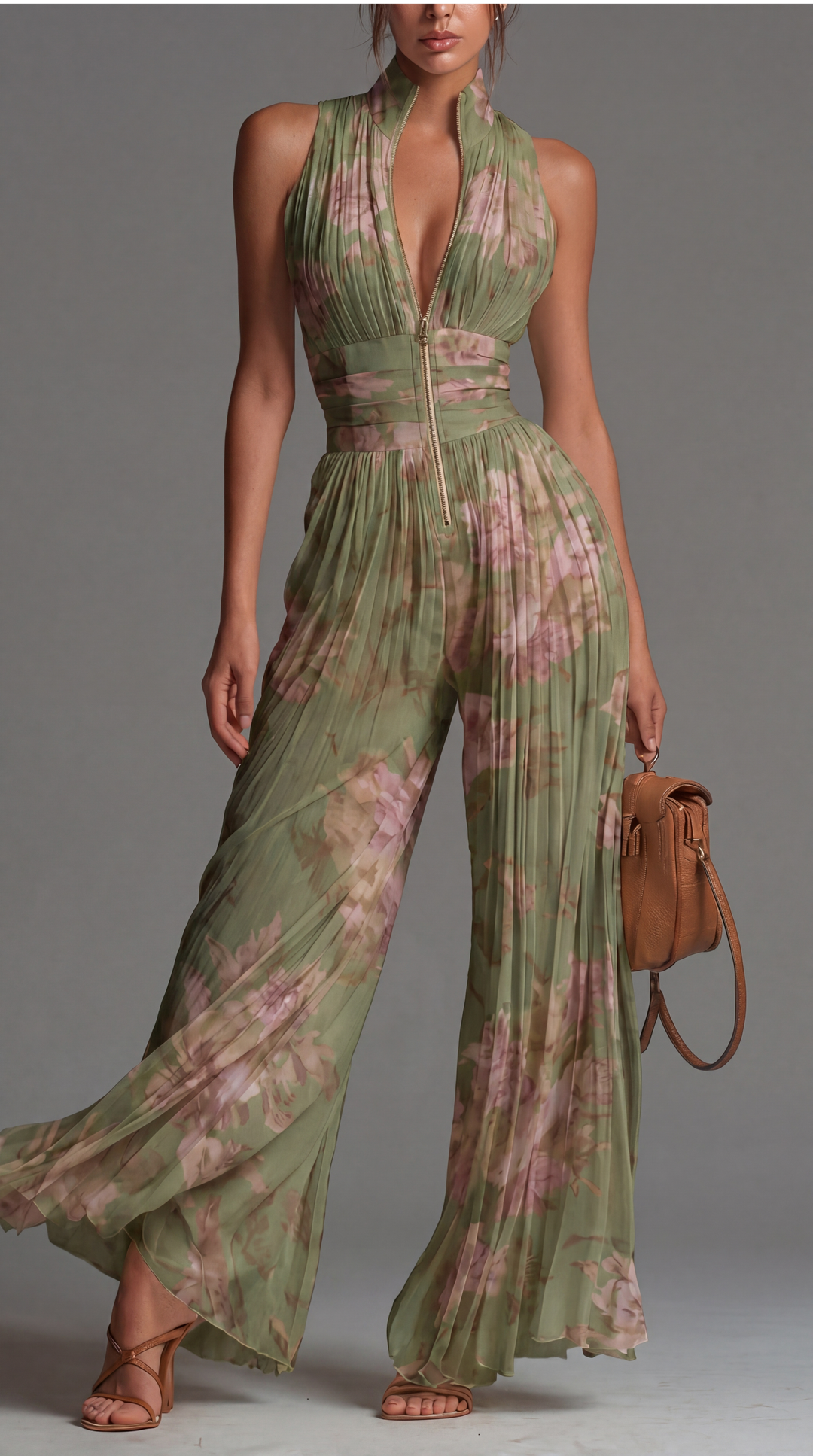 ISBEL™ ELEGANT FLORAL JUMPSUIT