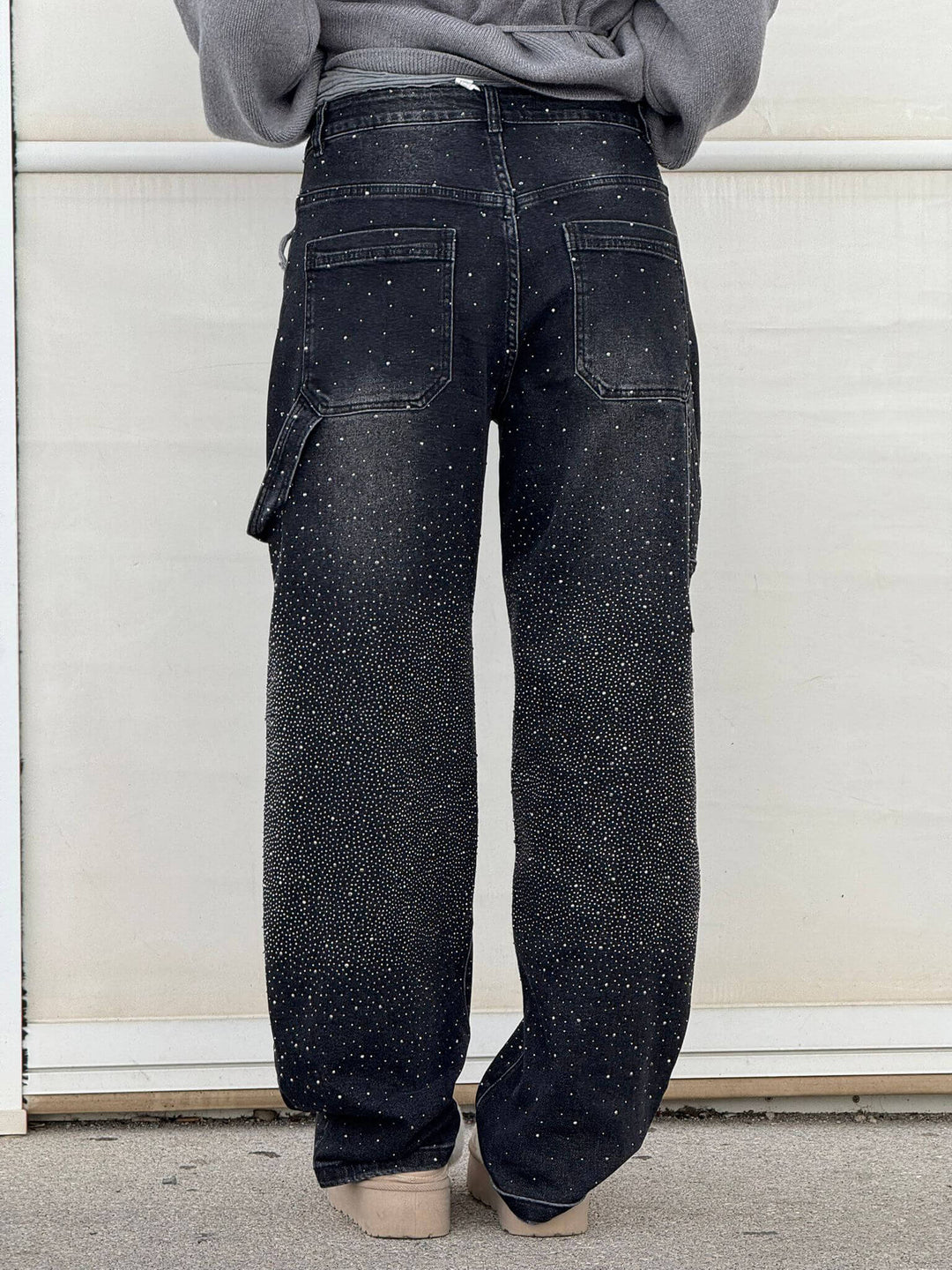 Ballon Timmerman Glanzende Denim Jeans