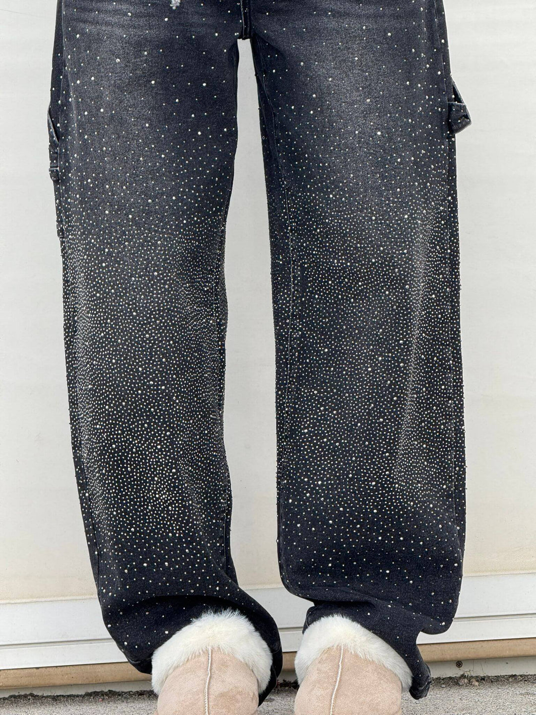 Ballon Timmerman Glanzende Denim Jeans
