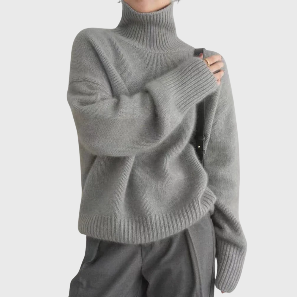 Isabella - High Neck in Cashmere