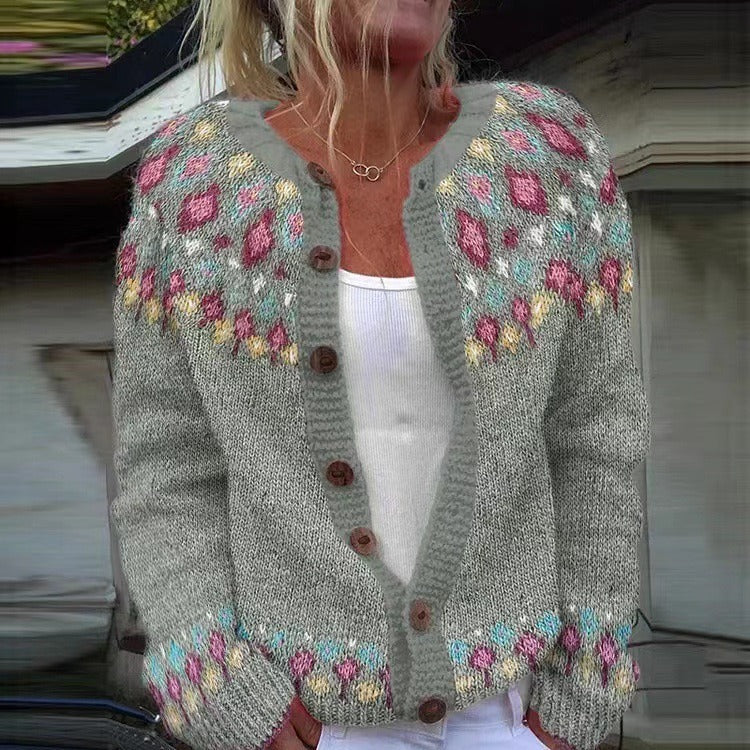 Madeline Cozy Vintage Cardigan