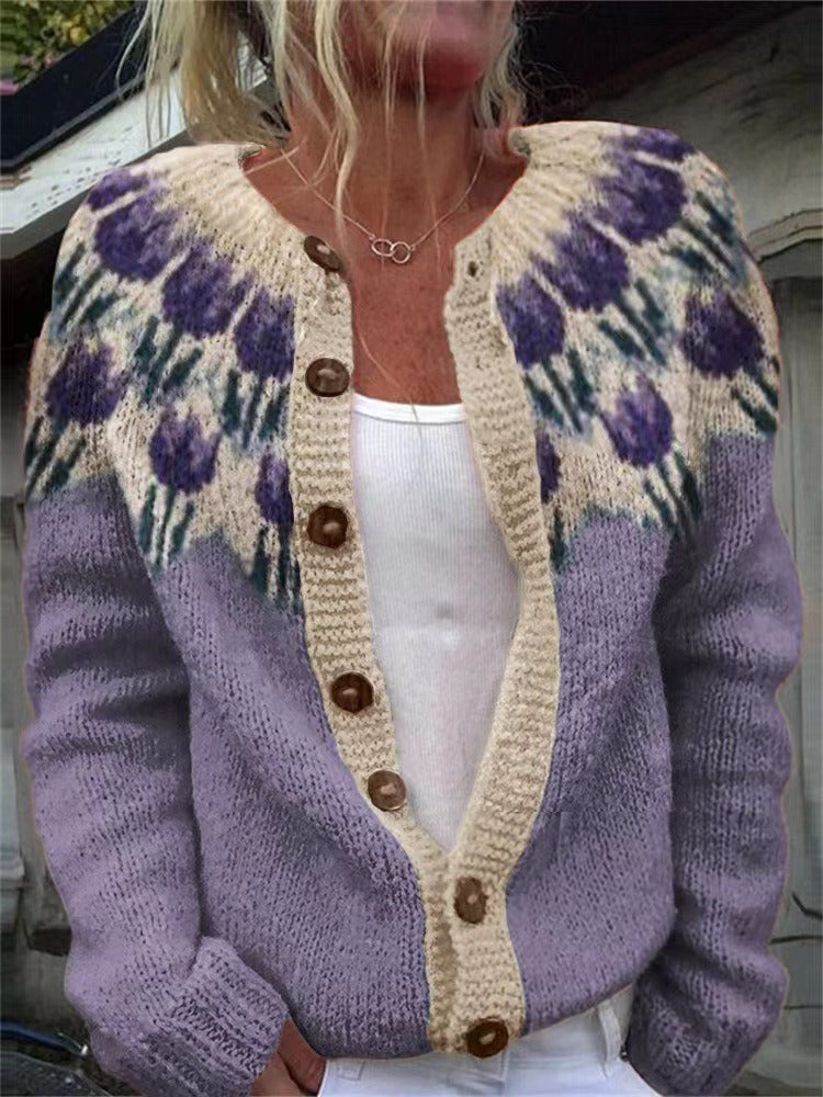 Josephine Cozy Vintage Cardigan