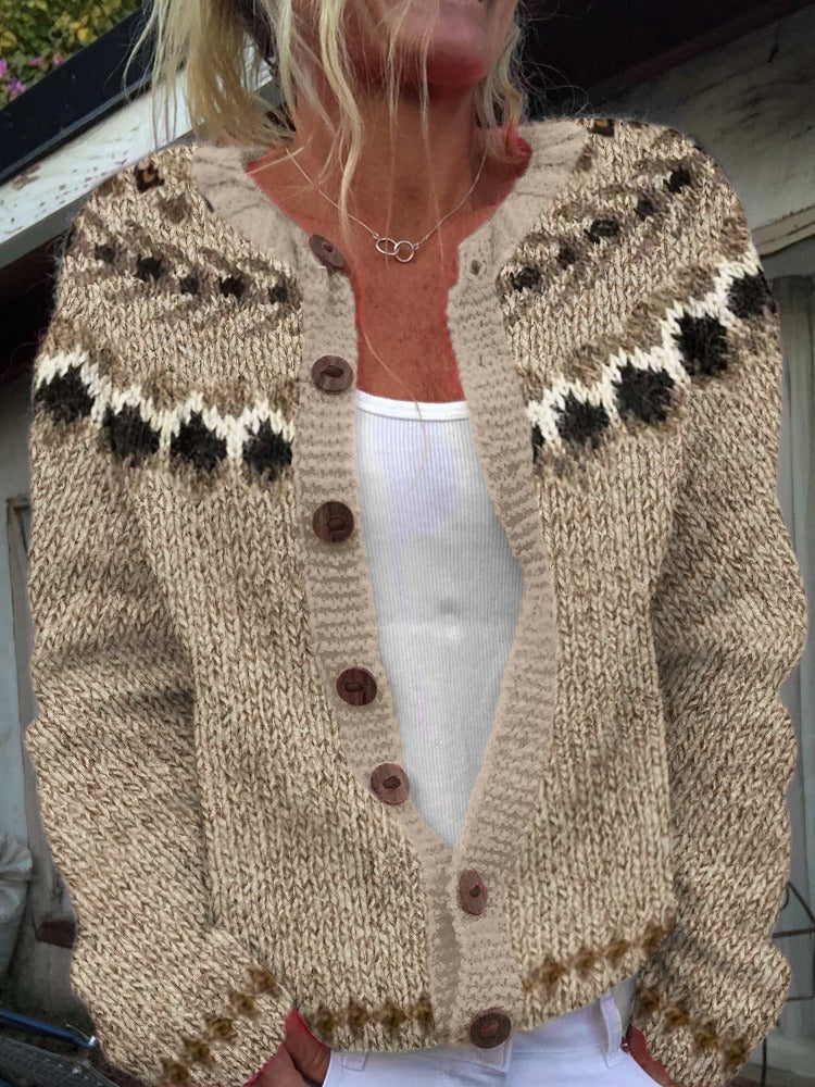 Aubree Cozy Vintage Cardigan