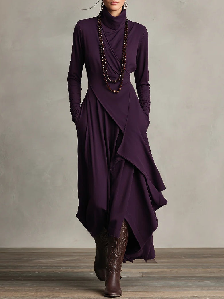 Patricia | Asymmetrical Tunic Maxi Dress