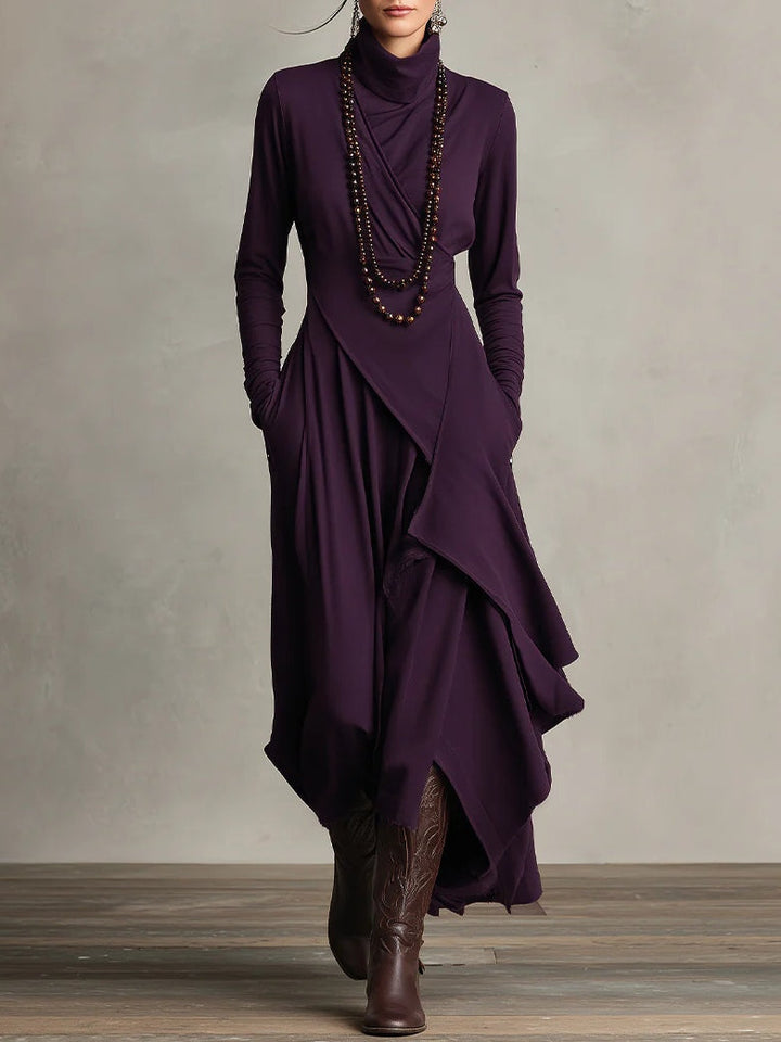 Patricia | Asymmetrical Tunic Maxi Dress