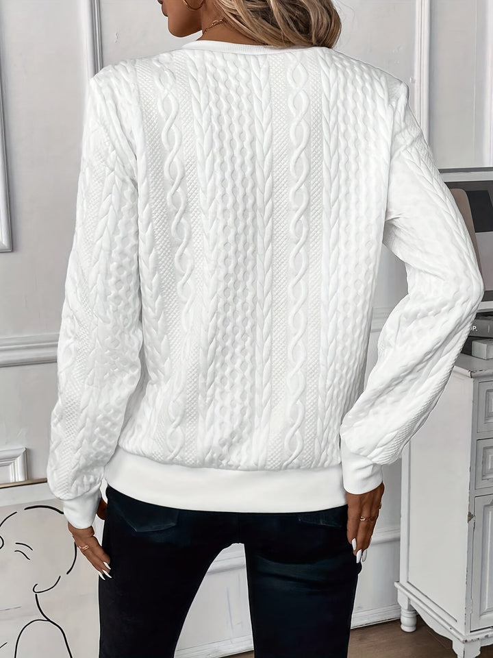 Mila Chunky Knit Sweater with Zip