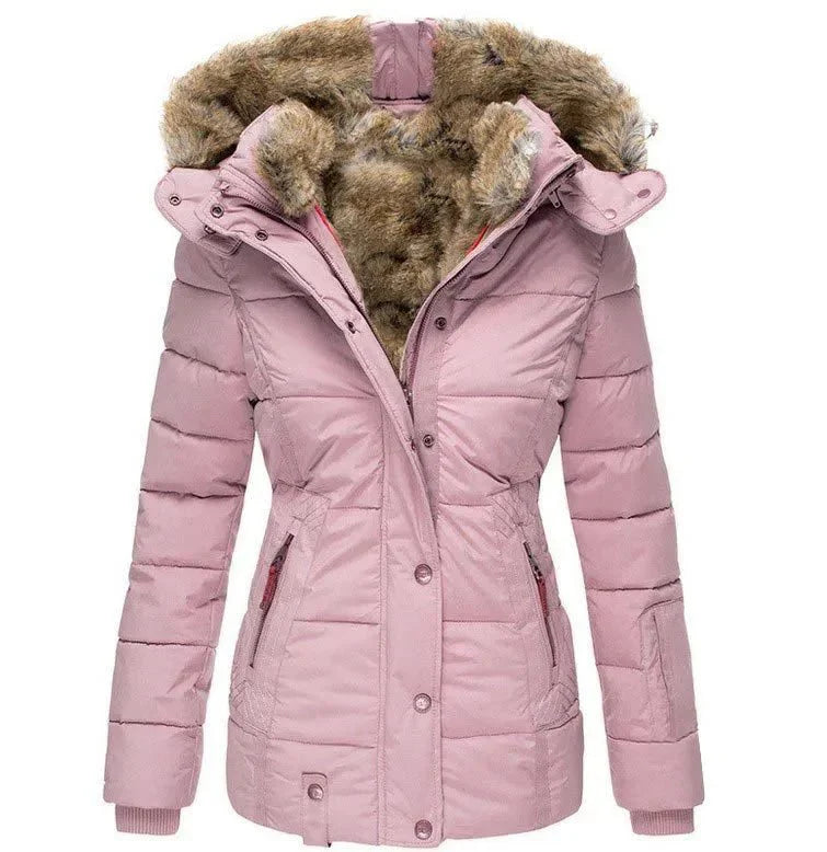 GRACE | COMFORTABLE WARM WINTER FUR JACKET