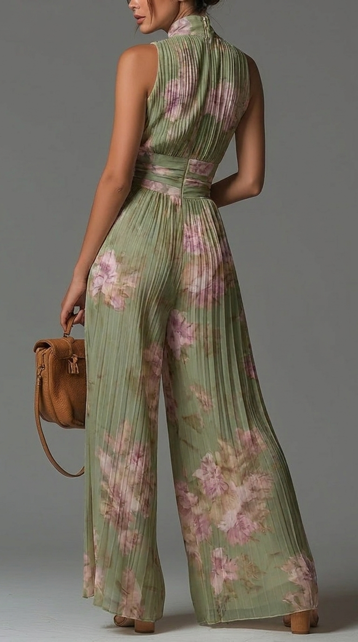 ISBEL™ ELEGANT FLORAL JUMPSUIT