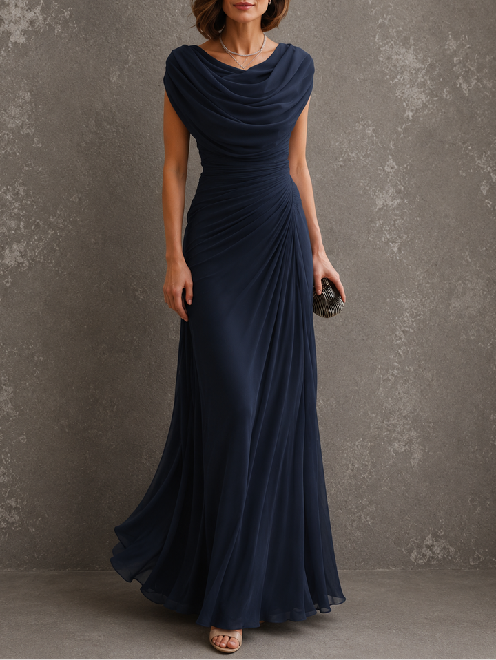 Jilliann Maxi Dress Navy Blue