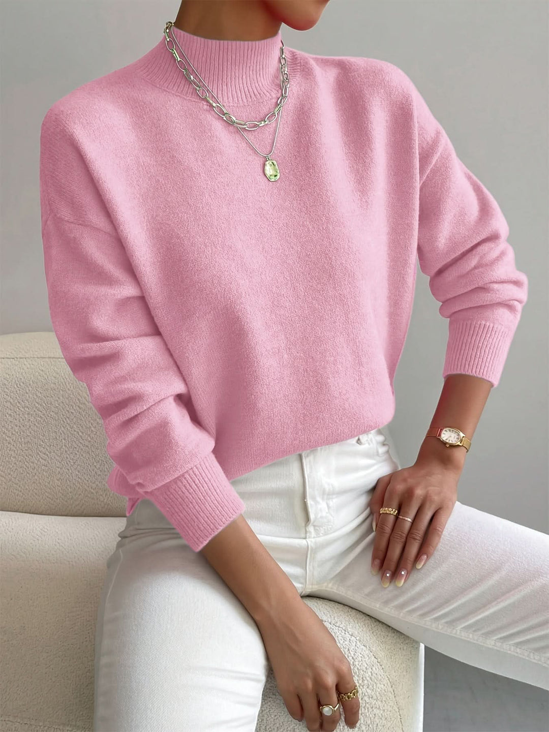 SABRINE ROLL NECK JUMPER